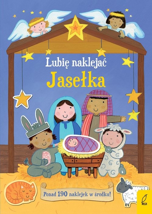 okładka Lubię naklejać Jasełka książka | Felicity Brooks