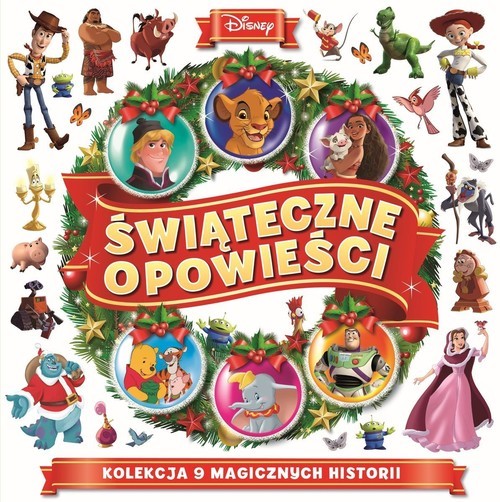 okładka Świąteczne opowieści Disney Kolekcja 9 magicznych historii książka
