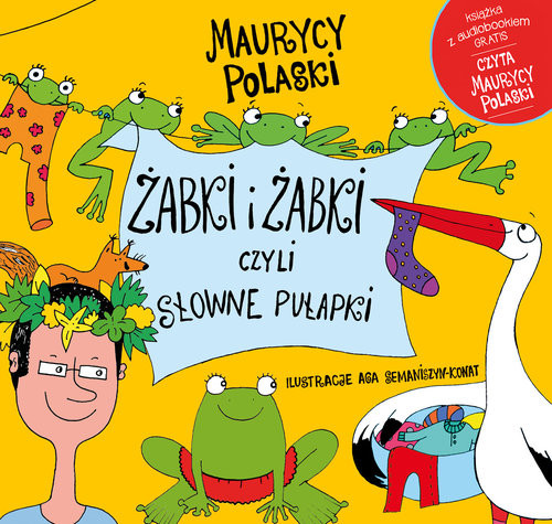 okładka Żabki i żabki czyli słowne pułapki książka | Maurycy Polaski