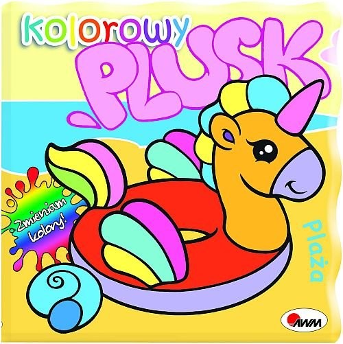 okładka Kolorowy plusk Plaża książka | Mirosława Kwiecińska