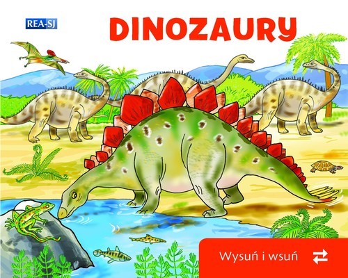 okładka Wysuń/wsuń dinozaury książka
