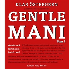 okładka Gentlemani. Tom 1 audiobook | MP3 | Ostergren Klas