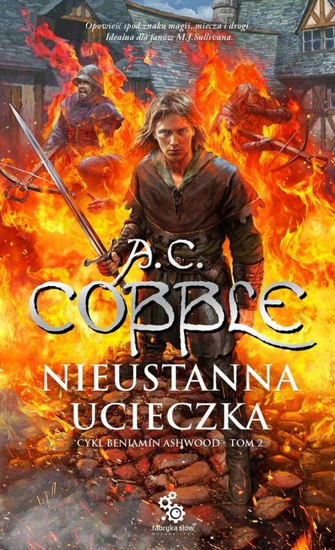 okładka Beniamin Ashwood Tom 2 Nieustanna ucieczka książka | A.C. Cobble