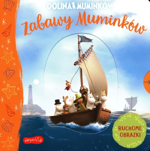 okładka Dolina Muminków Zabawy Muminków Ruchome obrazki książka