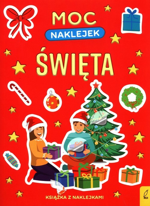 okładka Moc naklejek Święta książka | Justyna Jednoróg