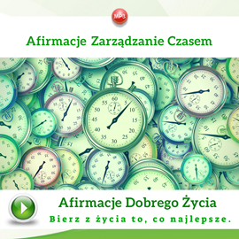 okładka Afirmacje zarządzanie czasem audiobook | MP3 | Dondziłło Grzegorz