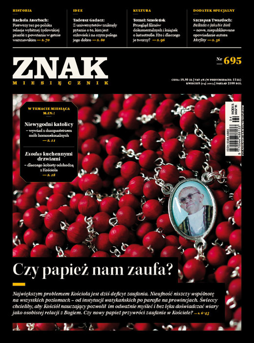 okładka Miesięcznik „ZNAK”, kwiecień 2013, nr 695 książka