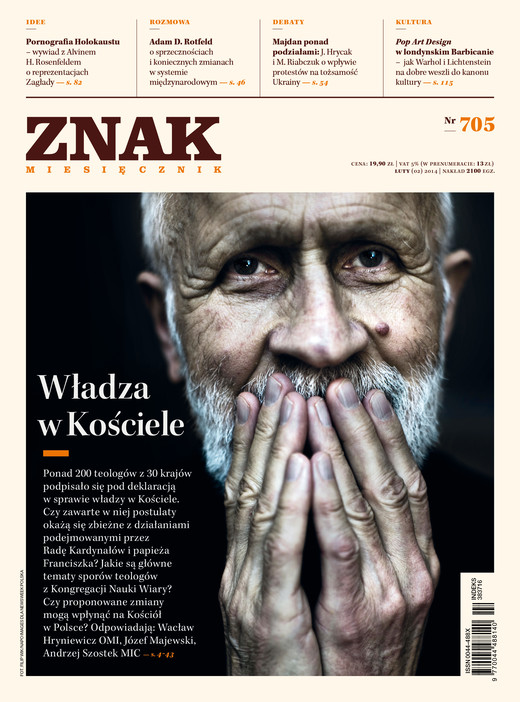 okładka Miesięcznik „ZNAK”, luty 2014, nr 705 książka