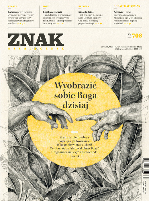 okładka ZNAK 708 5/2014: Wyobrazić sobie Boga dzisiaj książka