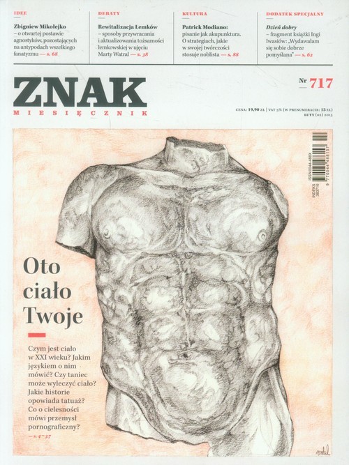 okładka ZNAK 717 2/2015: Oto ciało Twoje książka