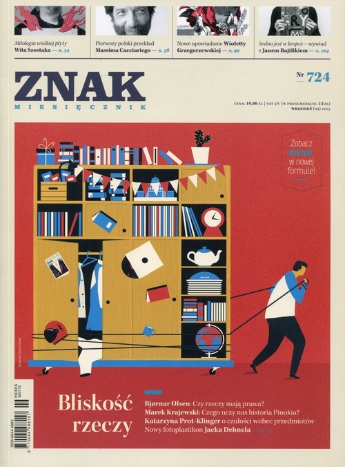 okładka ZNAK 724 9/2015: Bliskość rzeczy książka