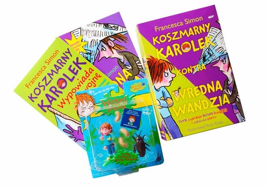 okładka Pakiet Wielki karaluch i larwy + Koszmarny Karolek kontra Wredna Wandzia
 książka | Francesca Simon