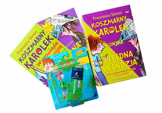 okładka Pakiet Superzaskakująca guma do żucia + Koszmarny Karolek kontra Wredna Wandzia

 książka | Francesca Simon