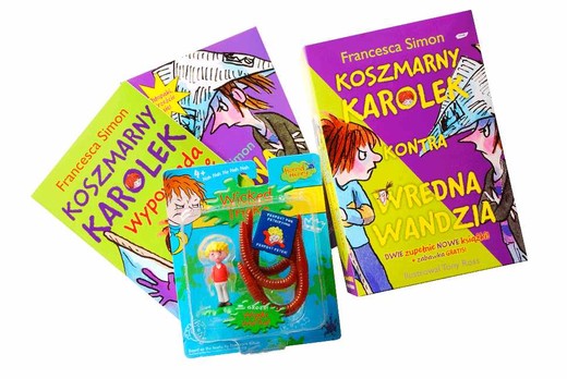 okładka Pakiet Ogromne wijące się dżdżownice + Koszmarny Karolek kontra Wredna Wandzia książka | Francesca Simon