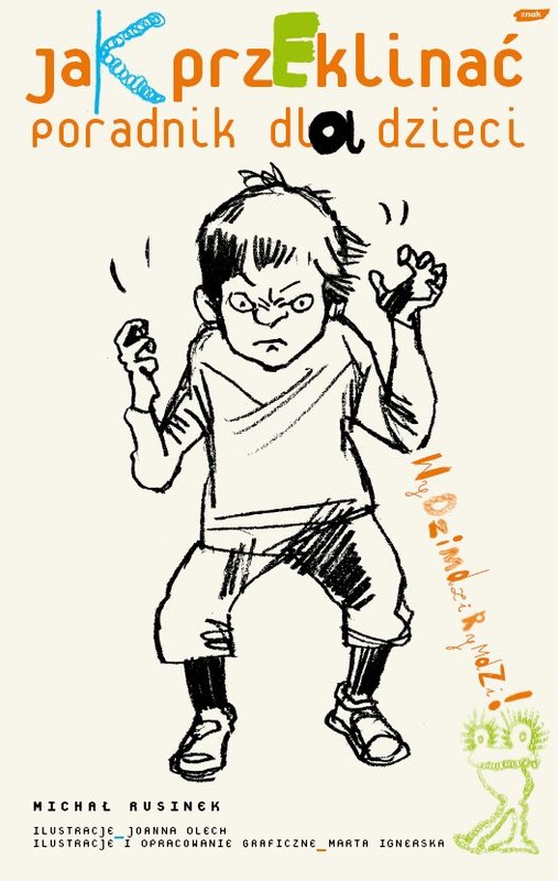 okładka Jak przeklinać? Poradnik dla dzieci książka | Michał Rusinek