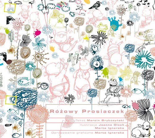 okładka Różowy prosiaczek książka | Marcin Brykczyński