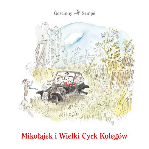 okładka Mikołajek i Wielki Cyrk Kolegów książka | René Goscinny, Jean-Jacques Sempé