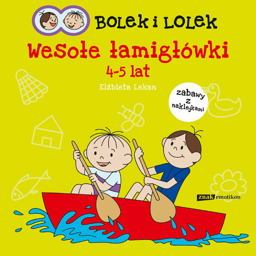 okładka Bolek i Lolek. Wesołe łamigłówki książka | Elżbieta Lekan
