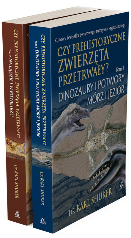 okładka Pakiet Czy prehistoryczne zwierzęta przetrwały? Tom 1-2 książka | dr Karl Shuker