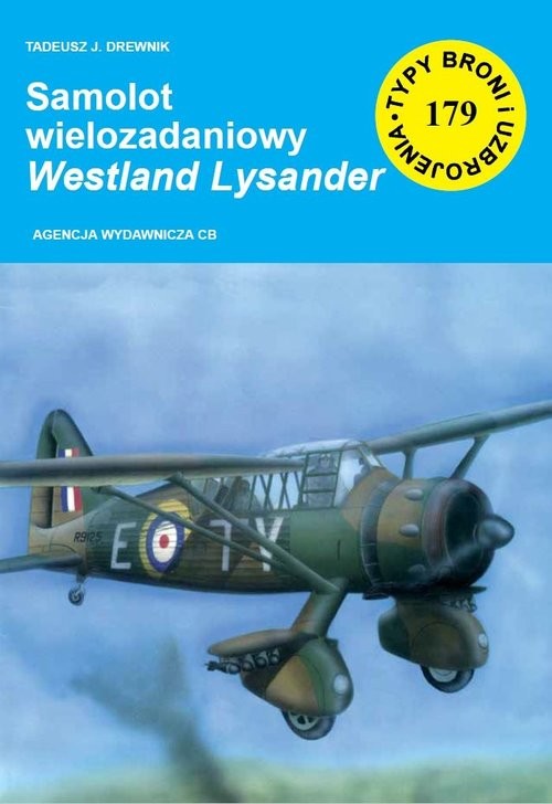 okładka Samolot wielozadaniowy Westland Lysander książka | Drewnika TadeuszJ.