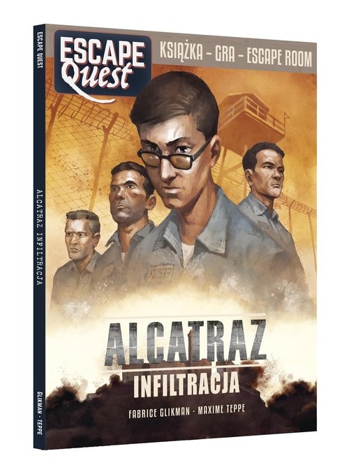 okładka Alcatraz Infiltracja Escape Quest książka | Fabrice Glikman