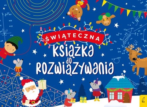 okładka Świąteczna książka do rozwiązywania książka