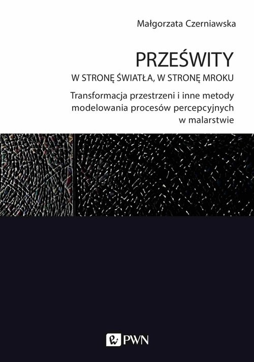 okładka Prześwity W stronę światła, w stronę mroku Transformacja przestrzeni i inne metody modelowania procesów percepcyjnych w malarstwie książka | Małgorzata Czerniawska