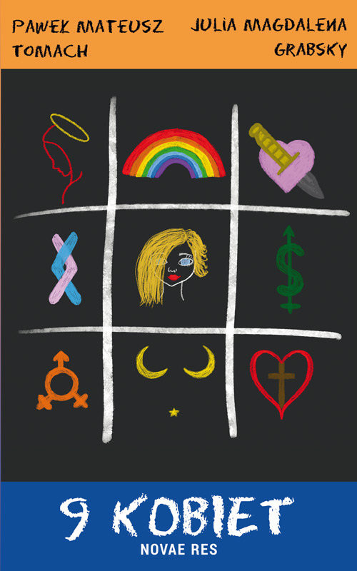 okładka 9 kobiet książka | Grabsky JuliaMagdalena, Tomach PawełMateusz