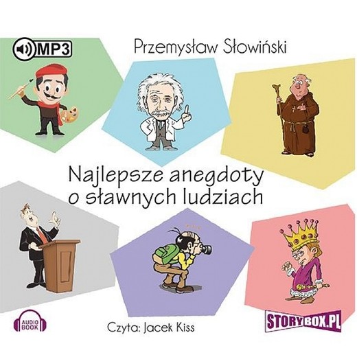 okładka Najlepsze anegdoty o sławnych ludziach audiobook | MP3 | Przemysław Słowiński