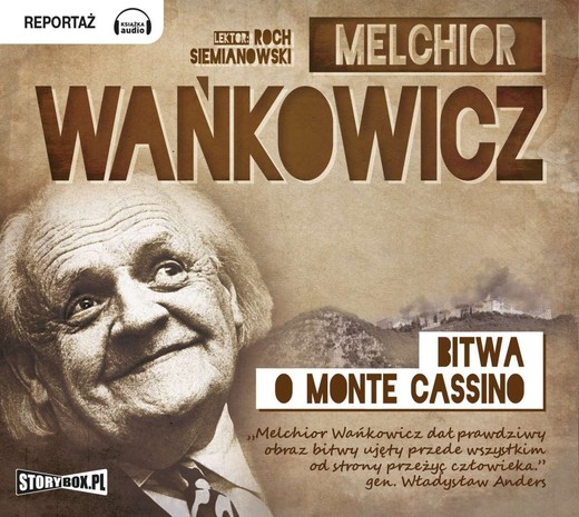 okładka Bitwa o Monte Cassino audiobook | MP3 | Melchior Wańkowicz