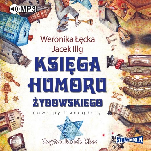 okładka Księga humoru żydowskiego audiobook | MP3 | Weronika Łęcka, Jacek Illg