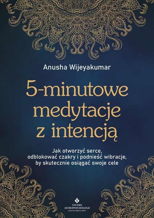 okładka 5-minutowe medytacje z intencją książka | Anusha Wijeyakumar