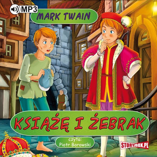 okładka Książę i żebrak audiobook | MP3 | Mark Twain