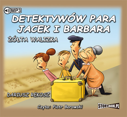 okładka Detektywów para, Jacek i Barbara. Żółta walizka audiobook | MP3 | Dariusz Rekosz