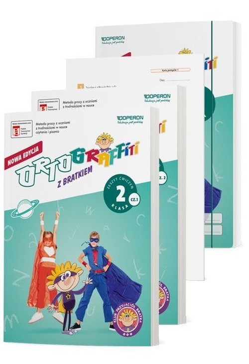 okładka Ortograffiti z Bratkiem 2 Pakiet Szkoła podstawowa książka | Izabela Mańkowska, Małgorzata Rożyńska