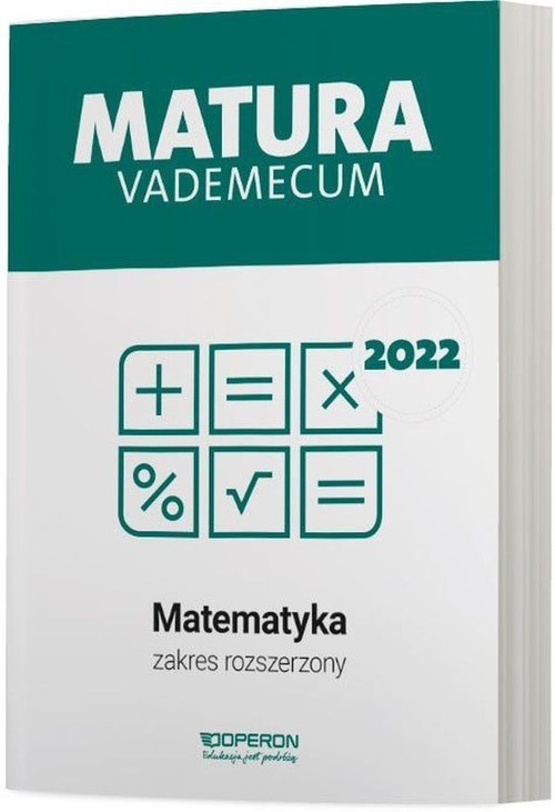 okładka Matura 2022 Vademecum Matematyka Zakres rozszerzony książka | Gałązka Kinga