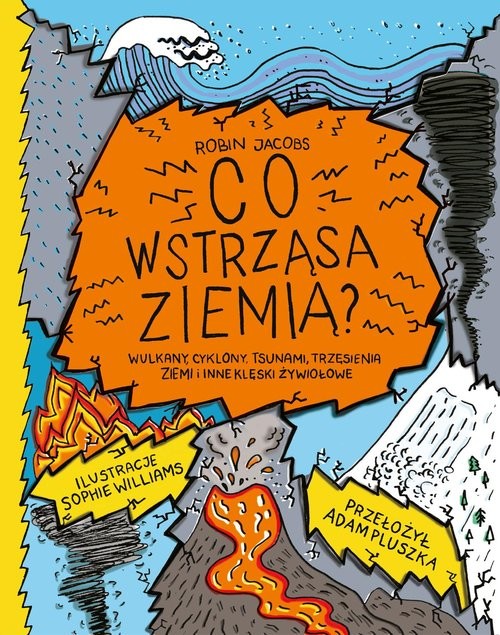 okładka Co wstrząsa ziemią książka | Robin Jacobs