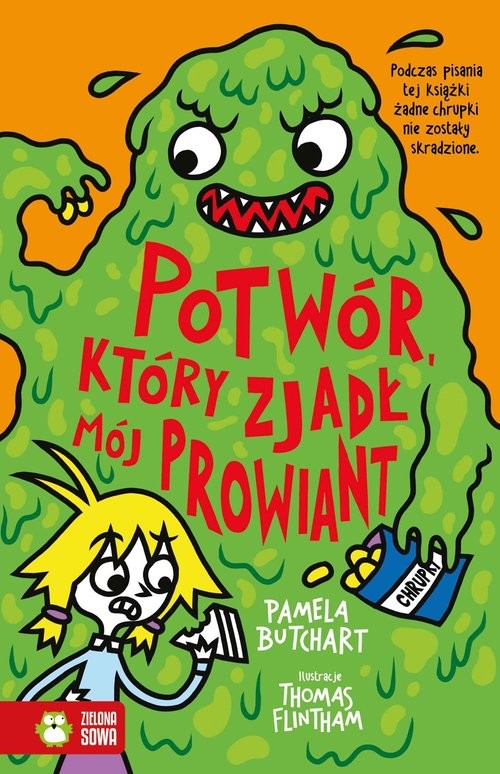 okładka Szkolne szaleństwa Potwór który zjadł mój prowiant książka | Pamela Butchart
