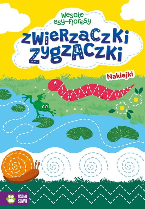 okładka Wesołe esy-floresy Zygzaczki zwierzaczki książka
