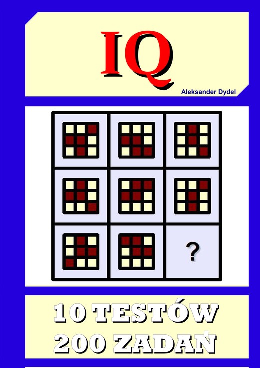 okładka IQ ebook | pdf | Aleksander Dydel