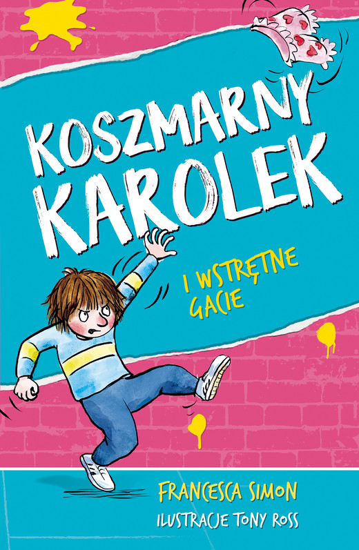 okładka Koszmarny Karolek i wstrętne gacie [wznowienie 2022] ebook | epub, mobi | Francesca Simon
