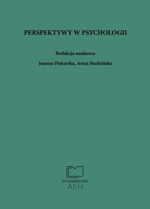 okładka Perspektywy w psychologii ebook | pdf | Joanna Piekarska, Anna Studzińska