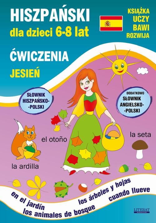 okładka Hiszpański dla dzieci 6-8 lat. Jesień. Ćwiczenia ebook | pdf | Hanna Jewiak, Katarzyna Piechocka-Empel