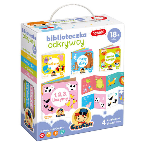 okładka CzuCzu Biblioteczka Odkrywcy 18 mies.+ książka | Opracowania Zbiorowe