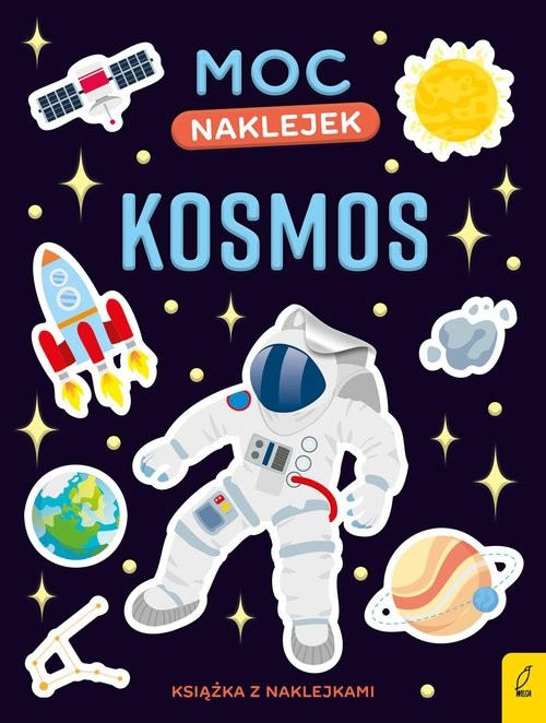 okładka Moc naklejek Kosmos książka
