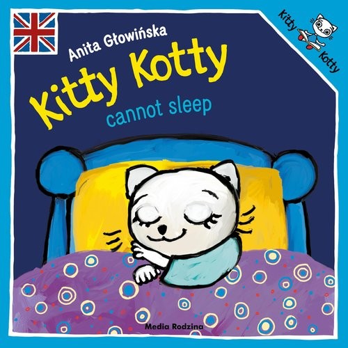 okładka Kitty Kotty cannot sleep książka | Anita Głowińska