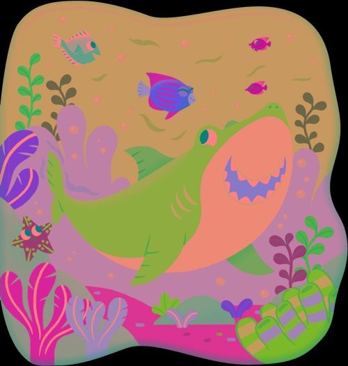 okładka Zabawa w kąpieli Uśmiechnięty rekin książka