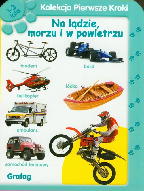 okładka Na lądzie, morzu i w powietrzu 1-3 lata książka