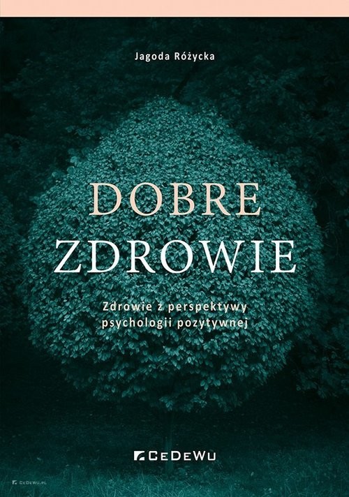 okładka Dobre zdrowie Zdrowie z perspektywy psychologii pozytywnej książka | Różycka Jagoda