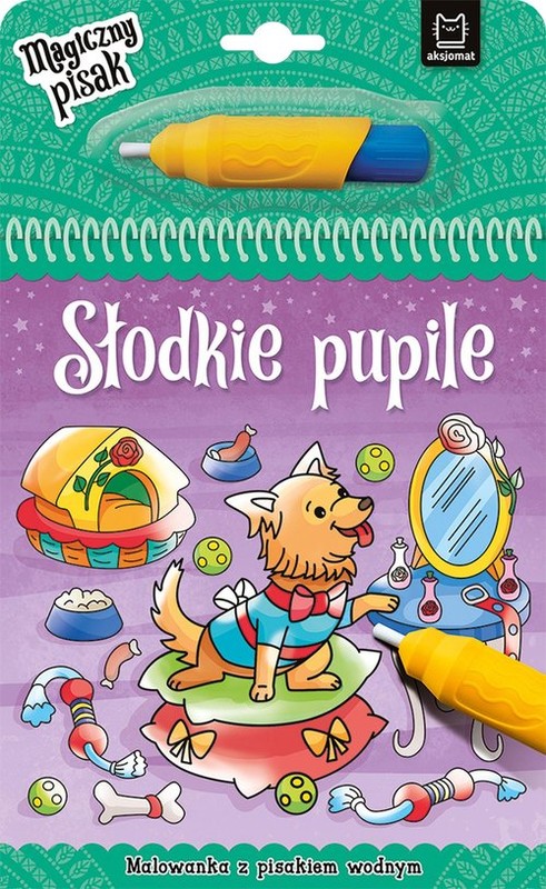 okładka Słodkie pupile Malowanka z pisakiem wodnym książka